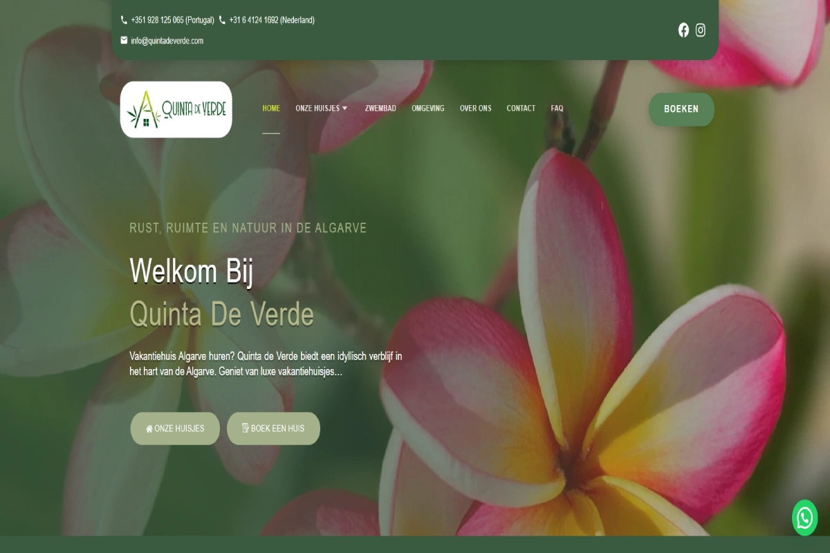 imagen destacada do projeto quinta de verde pela ewardsolution